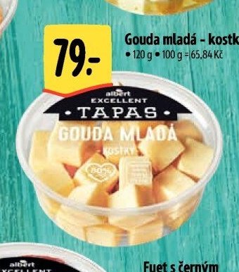 Gouda mladá - kostky