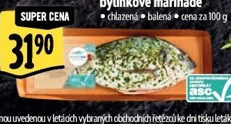 Pražma v česnekovo-bylinkové marinádě