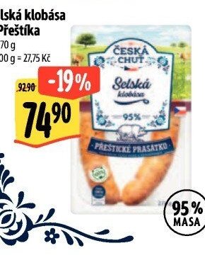 Selská klobása z Přeštíka