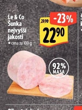 Le & Co Šunka nejvyšší jakosti