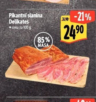 Pikantní slanina Delikates