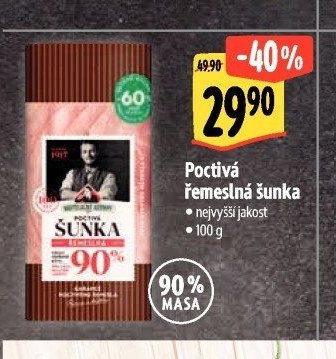 Poctivá řemeslná šunka