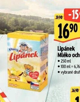 Lipánek Mléko ochucené