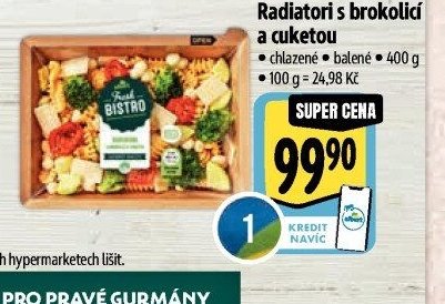 Radiatori s brokolicí a cuketou