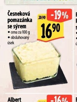Česneková pomazánka se sýrem