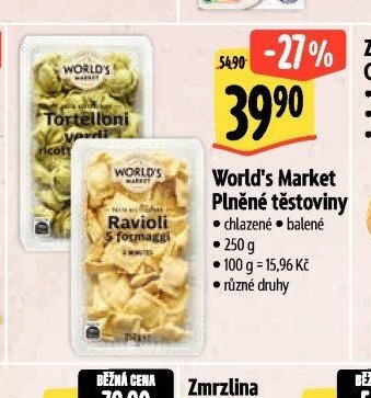 World's Market Plněné těstoviny