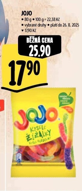 JOJO kyselé žížalky