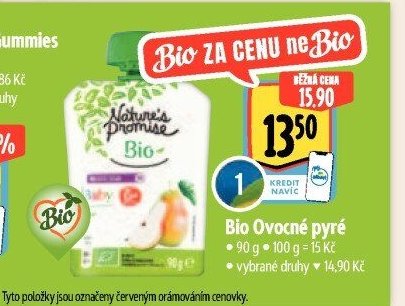 Nature's Promise Bio Ovocné pyré