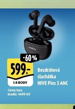 Bezdrátová sluchátka HIVE Pins 3 ANC