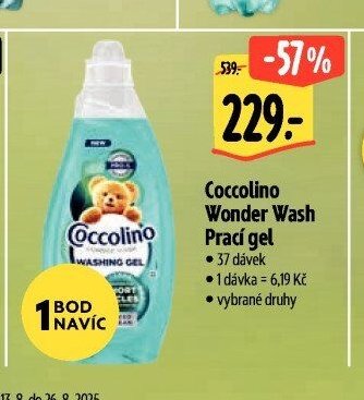 Coccolino Wonder Wash Prací gel