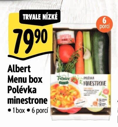 Albert Menu box Polévka minestrone
