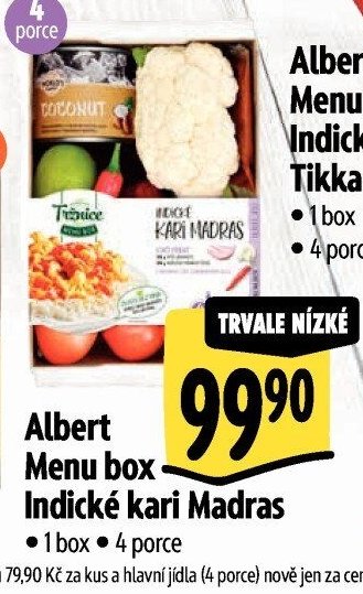 Albert Menu box Indické kari Madras