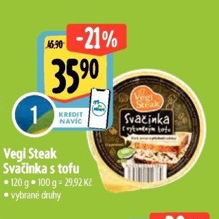 Vegi Steak Svačinka s tofu - Albert akcniletaky.com