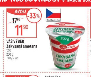 Váš výběr Zakysaná smetana