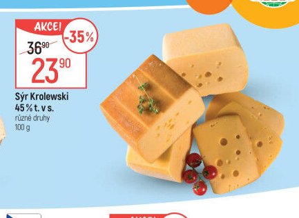 Sýr Krolewski 45 % t. v s.