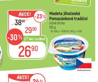 Madeta Jihočeské Pomazánkové tradiční