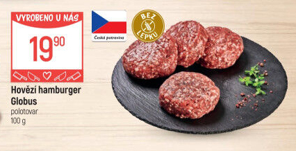 Hovězí hamburger Globus