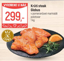 Krůtí steak marinovaný Globus