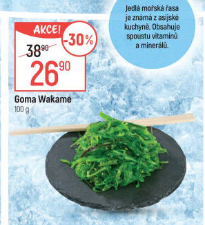 Mořské řasy Goma Wakame