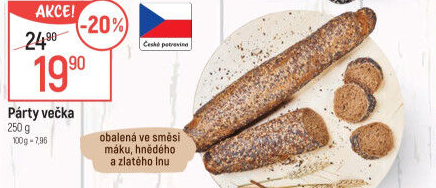Pečivo Párty večka