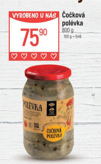 Polévka čočková Globus