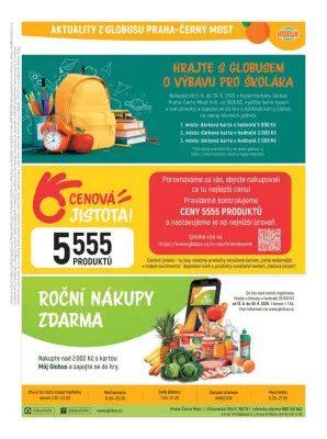 akční leták Globus 13.8.2025-19.8.2025