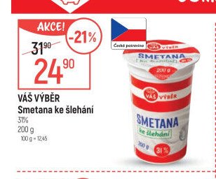 VÁŠ VÝBĚR Smetana ke šlehání