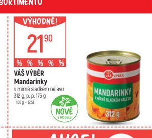 Váš výběr mandarinky