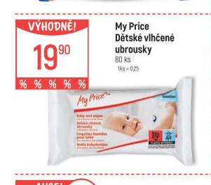 My Price dětské vlhčené ubrousky