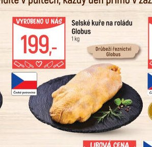 Selské kuře na roládu Globus