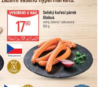 Selský kuřecí párek Globus