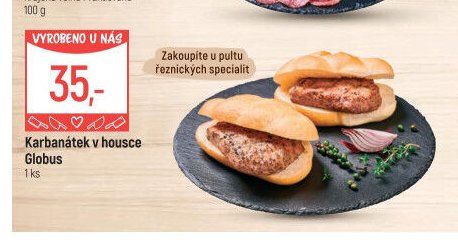 Karbanátek v housce Globus