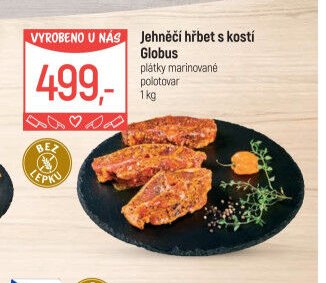 Jehněčí hřbet s kostí Globus