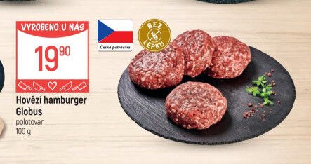 Hovězí hamburger Globus