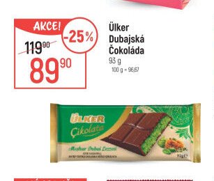 Ülker Dubajská Čokoláda