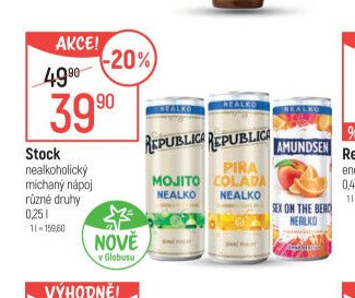 Stock nealkoholický míchaný nápoj