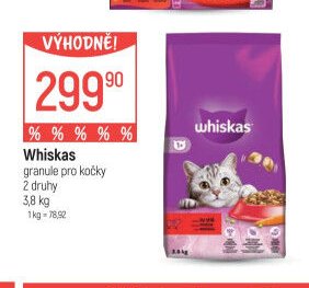 Whiskas granule pro kočky