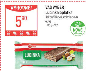 Oplatka Lucinka Váš Výběr