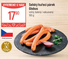 Párky kuřecí Selské Globus