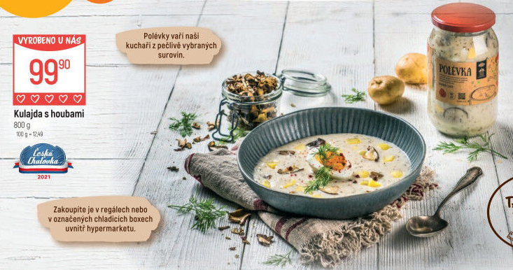 Polévka kulajda Globus