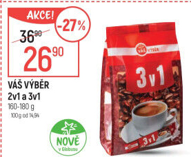 Porcovaná káva 3V1 Váš Výběr