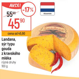 Sýr Gouda kravský Landana