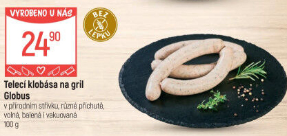 Telecí klobása na gril Globus