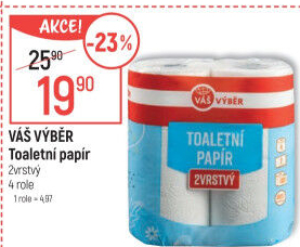 Toaletní papír 2vrstvý Váš Výběr