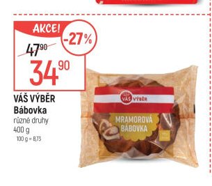 VÁŠ VÝBĚR Bábovka
