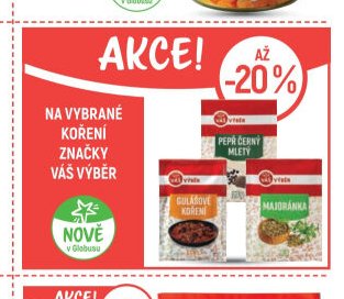 VÁŠ VÝBĚR Koření