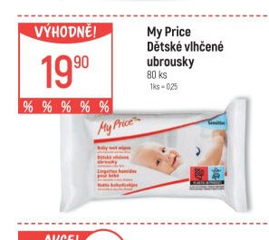 My Price Dětské vlhčené ubrousky