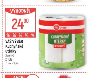 VÁŠ VÝBĚR Kuchyňské utěrky