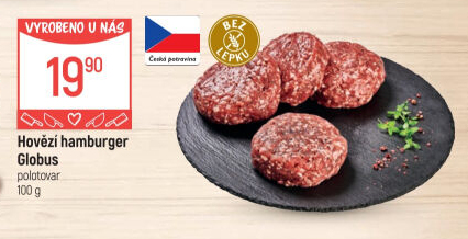 Hovězí hamburger Globus