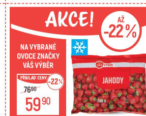 Jahody mražené Váš Výběr